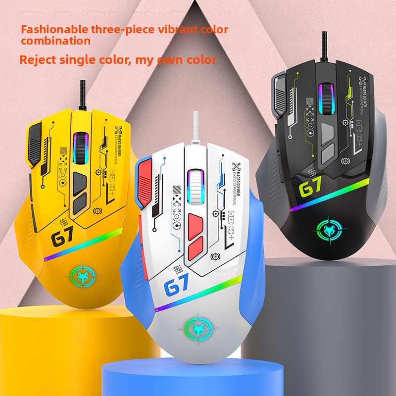 Gaming Keyboard 1 Hand - Souris de jeu filaire G6 128000