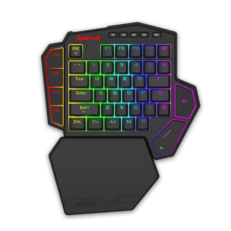 Gaming Keyboard 1 Hand - Clavier mécanique à une main Redragon