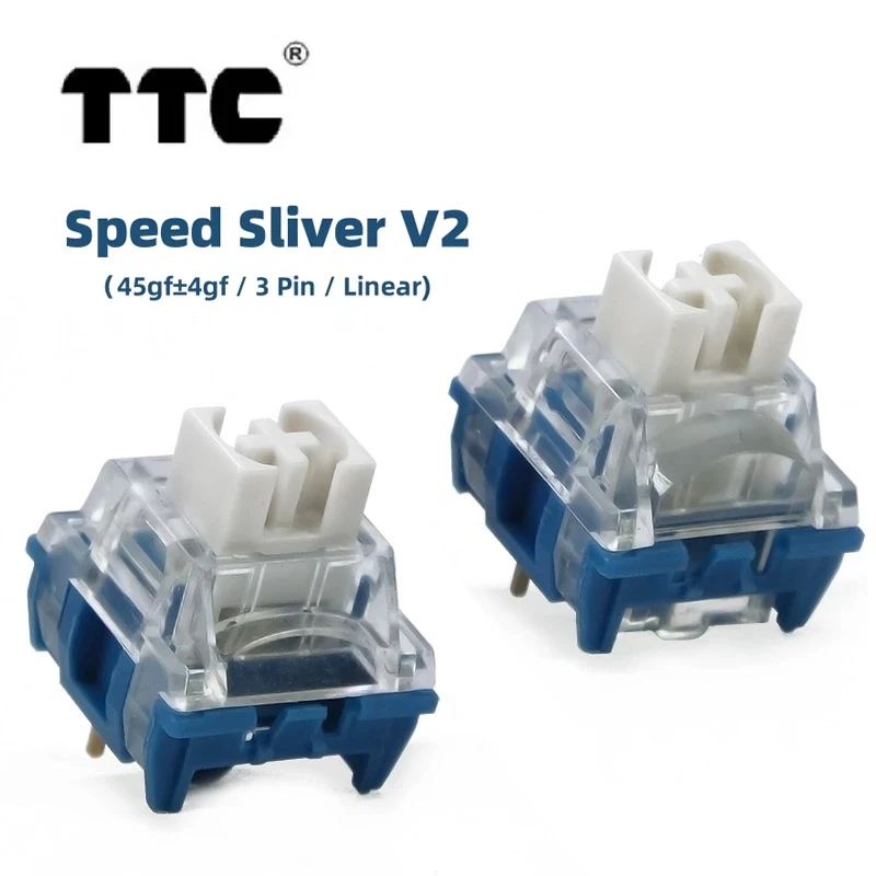 Gaming Keyboard No Rgb - TTC Speed Silver V2 bricolage personnalisé