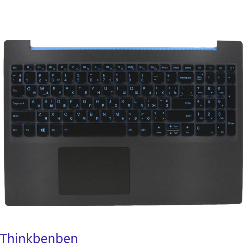 Keyboard Gaming Black - Coque supérieure de clavier noir ukrainien
