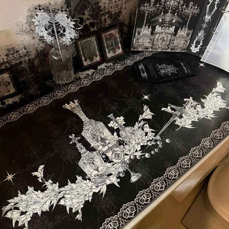 Gaming Keyboard And Mouse Pad - Tapis de souris Divine Realm Gothic