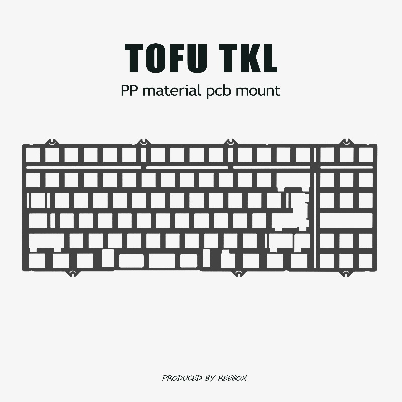 Gaming Keyboard Tkl - Clavier mécanique TOFU TKL avec plateau