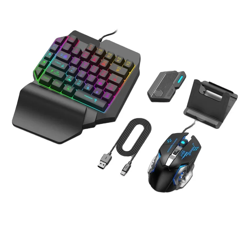 Gaming Keyboard 1 Hand - Ensemble clavier et souris de jeu