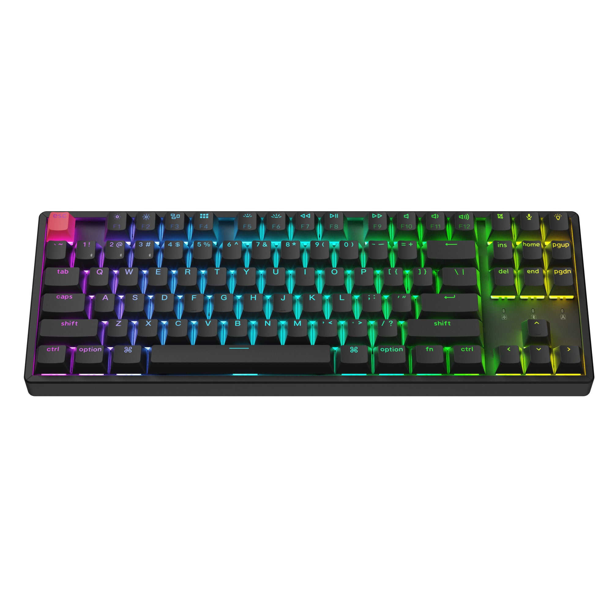 Gaming Keyboard Tkl - Keychron-Clavier mécanique personnalisé sans fil, rétroéclairage