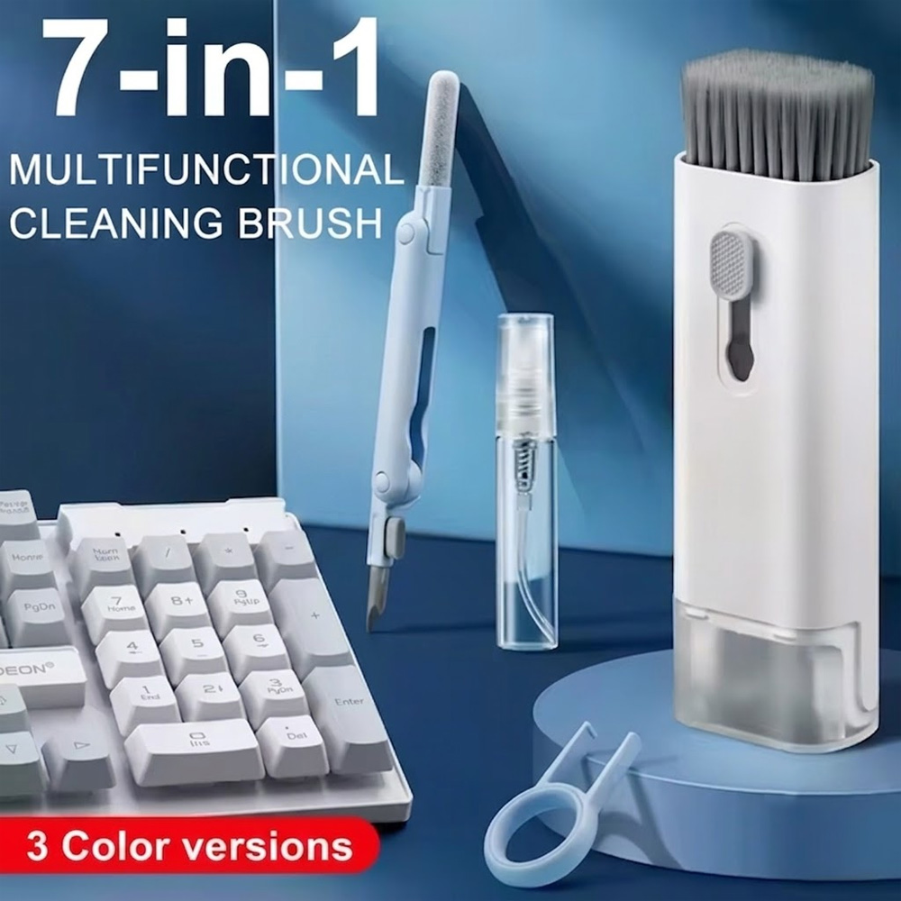 Keycap Puller Ring - Kit de nettoyage de clavier 7-en-1