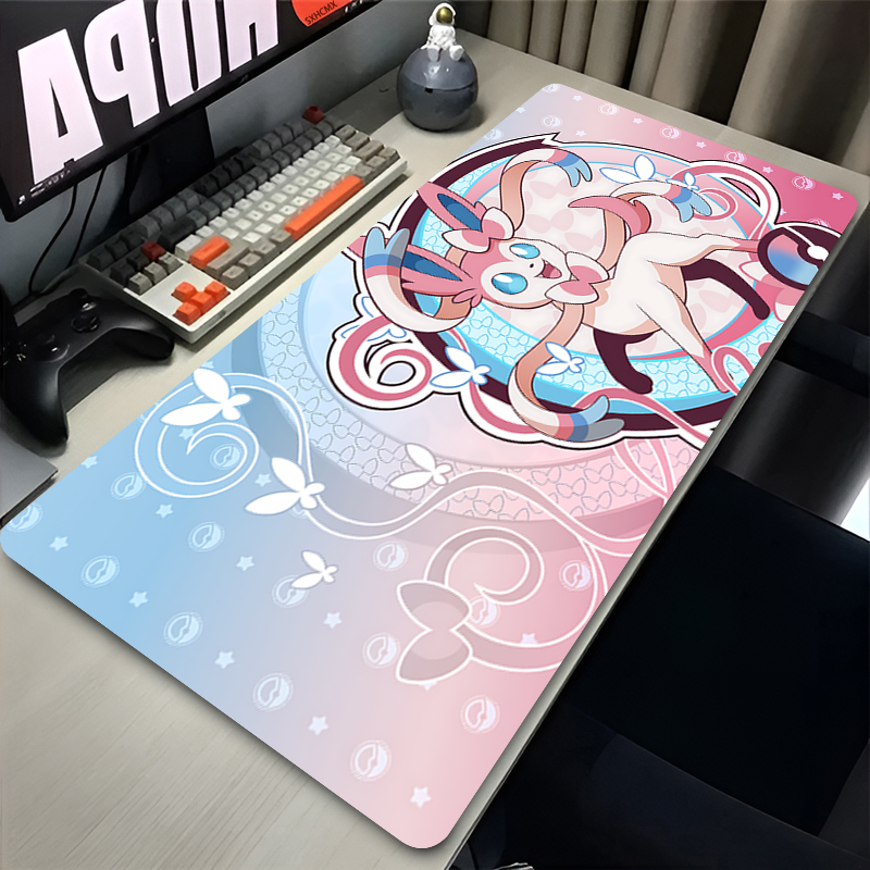 Gaming Keyboard En Mouse - Grand tapis de souris rose mignon