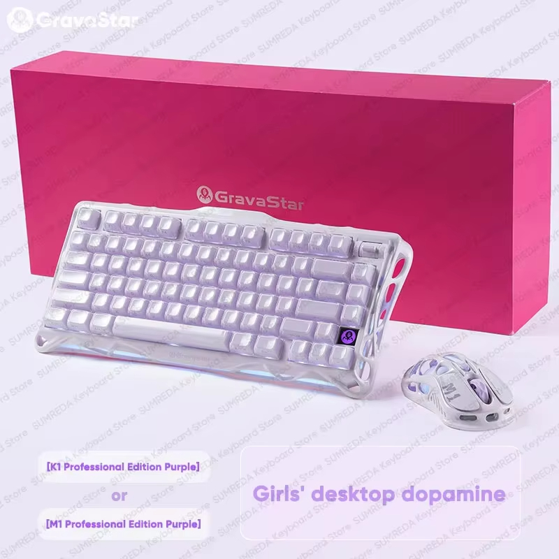 Gaming Keyboard Bluetooth - Souris sans fil GravaStar M1 M2