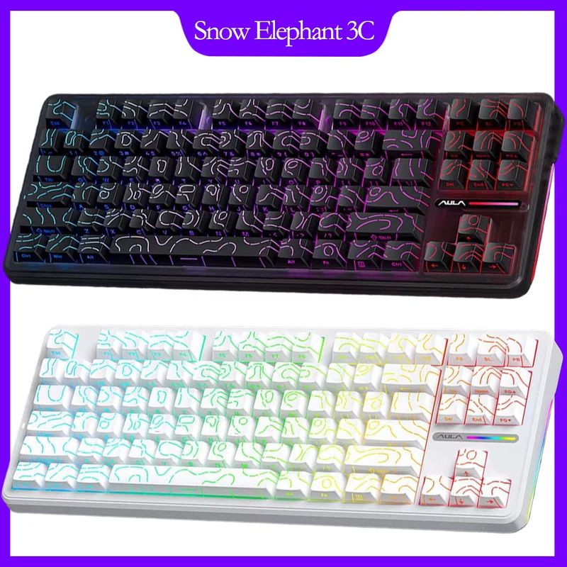 Gaming Keyboard Tkl - Clavier mécanique sans fil Aula F87