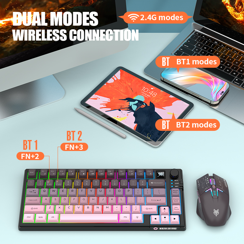 Combo clavier et souris de jeu - Gaming Keyboard Bluetooth avis et prix