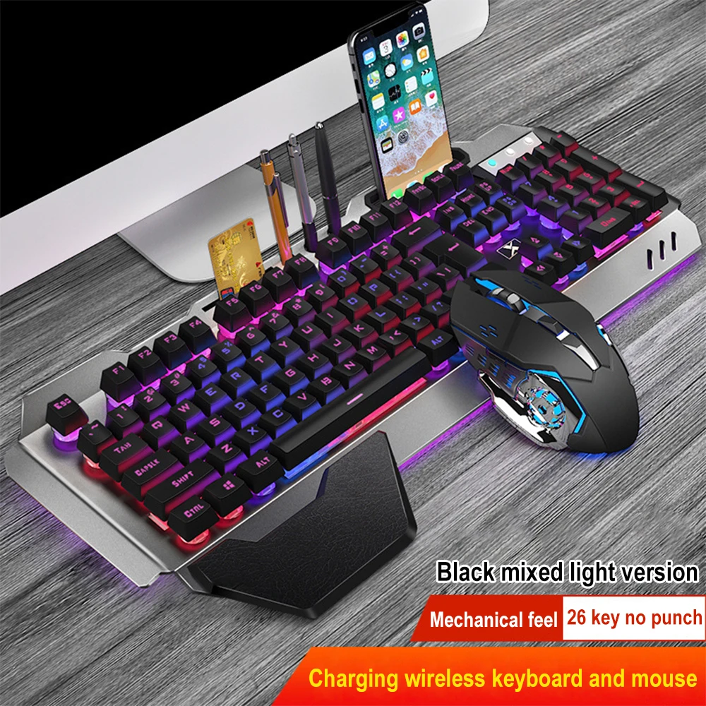 Ensemble clavier et souris san - Gaming Keyboard Bluetooth avis et prix