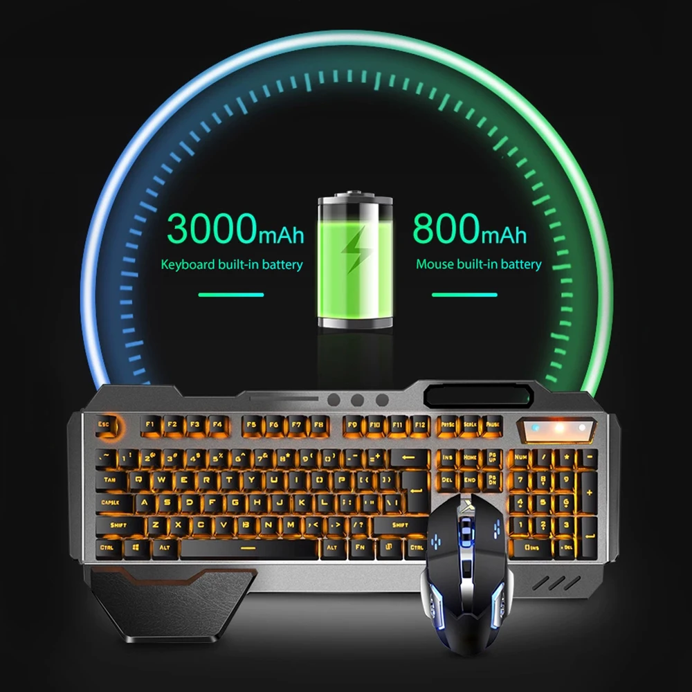 Ensemble clavier et souris san - Gaming Keyboard Bluetooth avis et prix