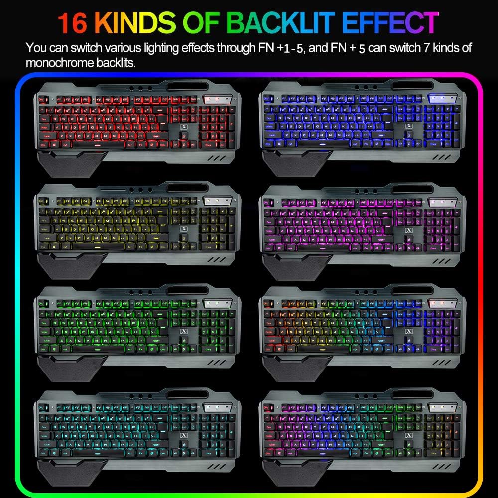 Clavier et souris de jeu sans  - Gaming Keyboard Bluetooth avis et prix