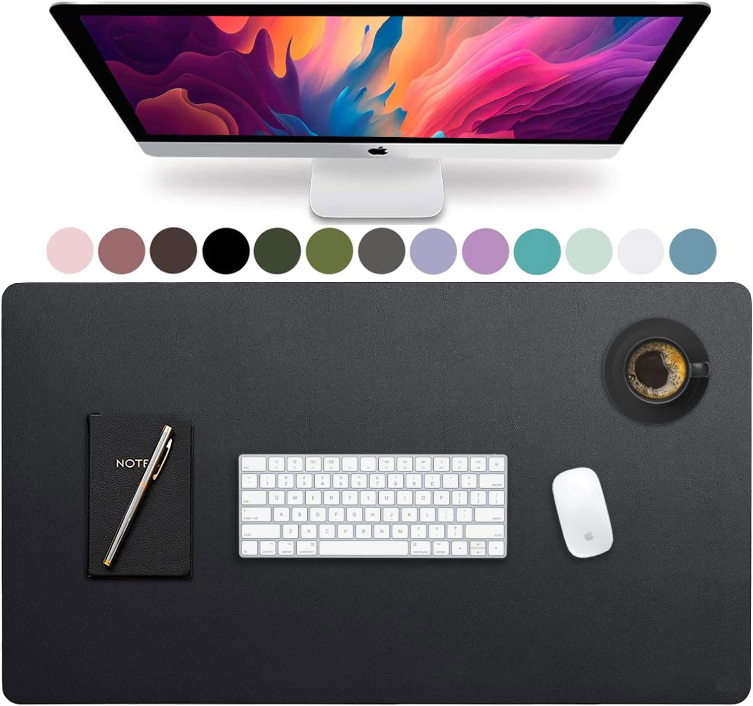 Grand tapis de bureau en cuir, - Gaming Keyboard And Mouse Pad avis et prix
