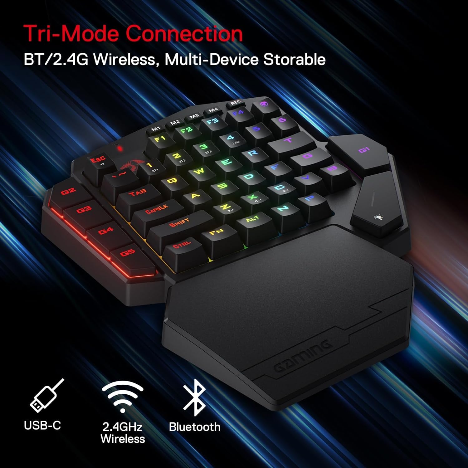 Redragon K585 PRO clavier méca - Gaming Keyboard 1 Hand avis et prix