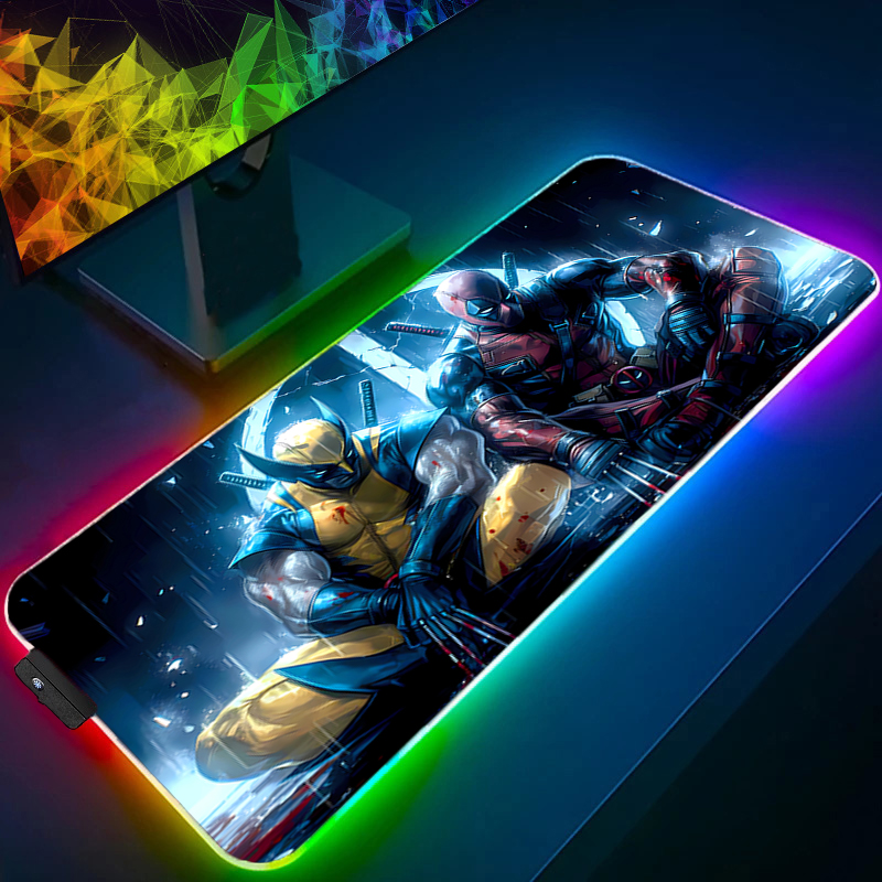 LED tapis de souris jeu rétro- - Gaming Keyboard En Mouse avis et prix