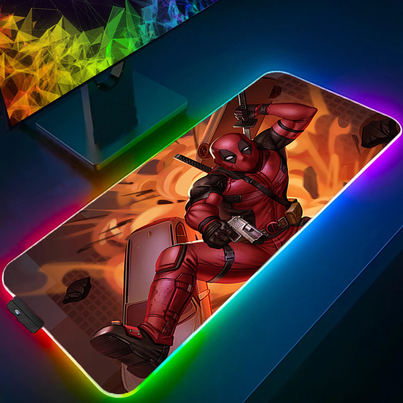 LED tapis de souris jeu rétro- - Gaming Keyboard En Mouse avis et prix