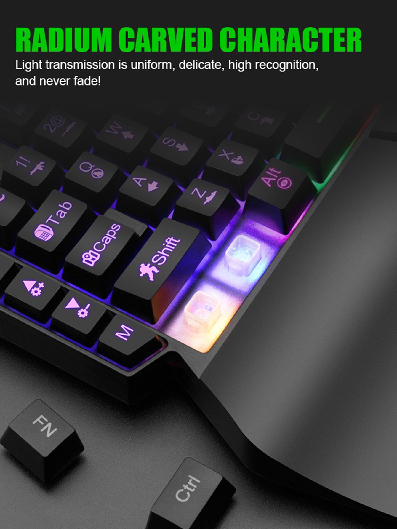 Clavier filaire mécanique pour - Gaming Keyboard 1 Hand avis et prix