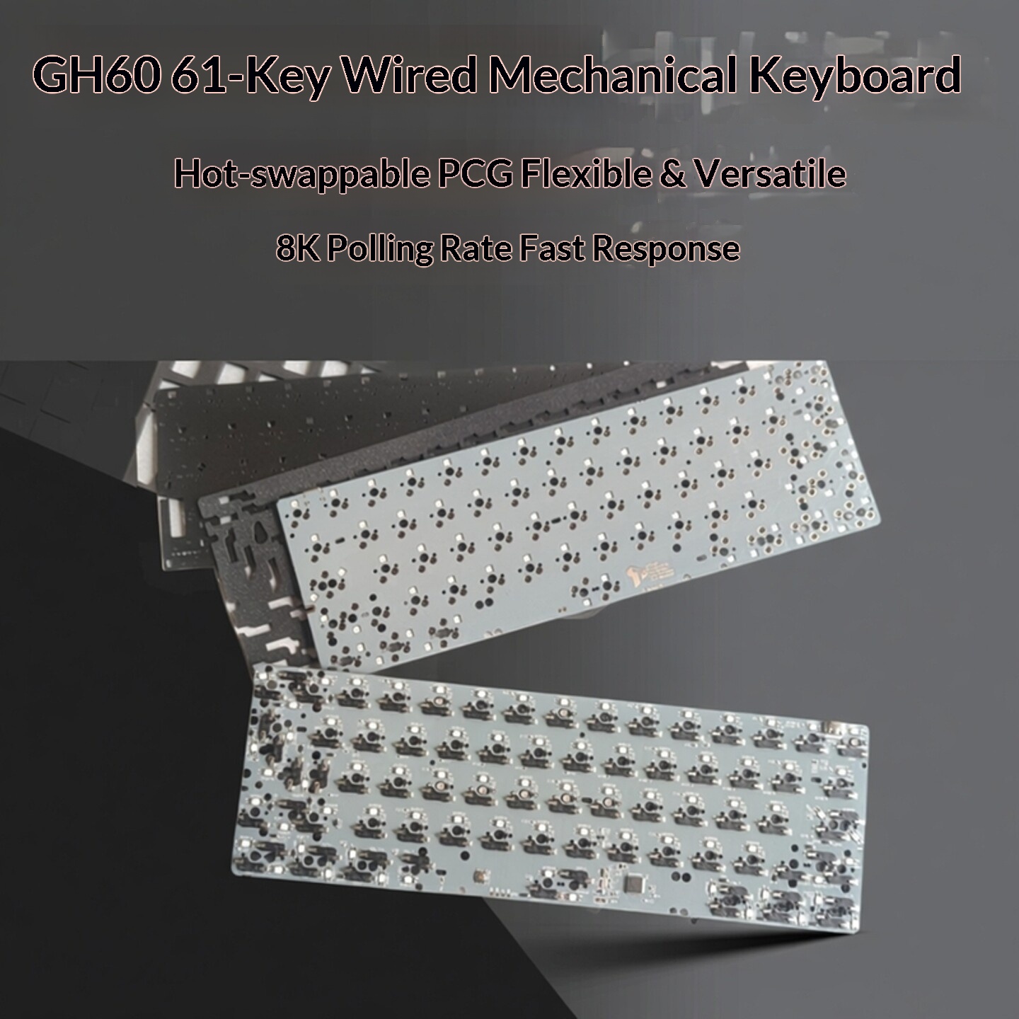 PCB de clavier GH60 personnali - Hot Swap Pcb avis et prix