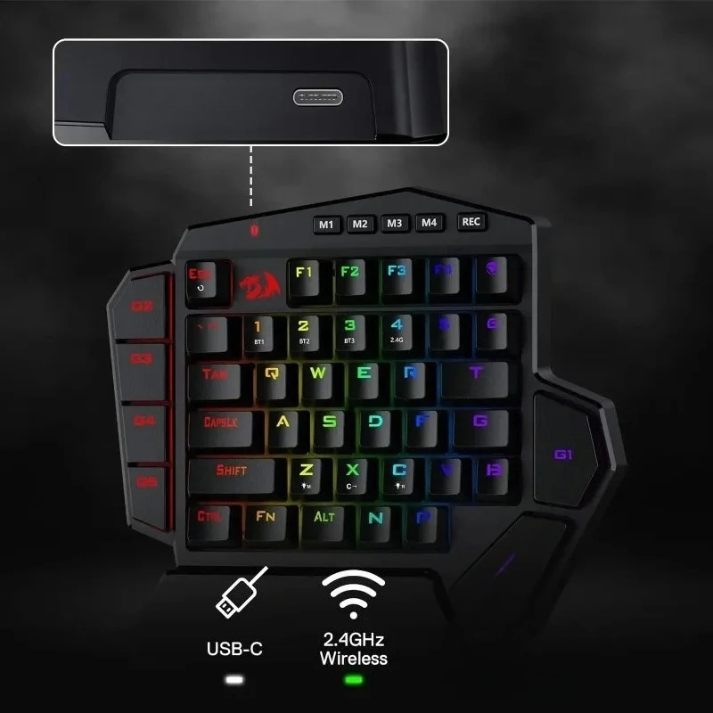 Nouveau clavier mécanique sans - Gaming Keyboard 1 Hand avis et prix