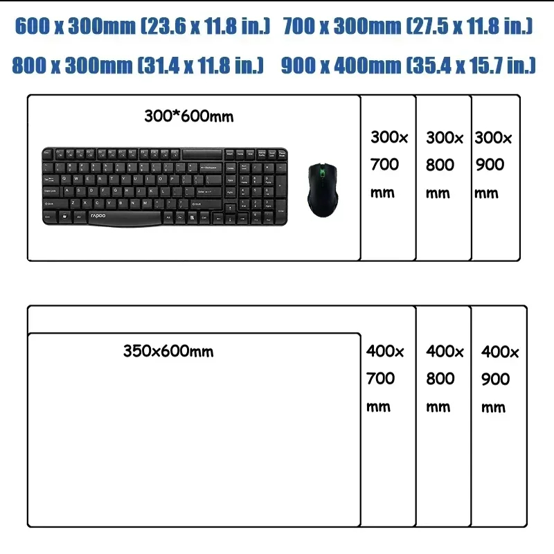 Tapis de souris XXL DIY Anime  - Gaming Keyboard And Mouse Pad avis et prix