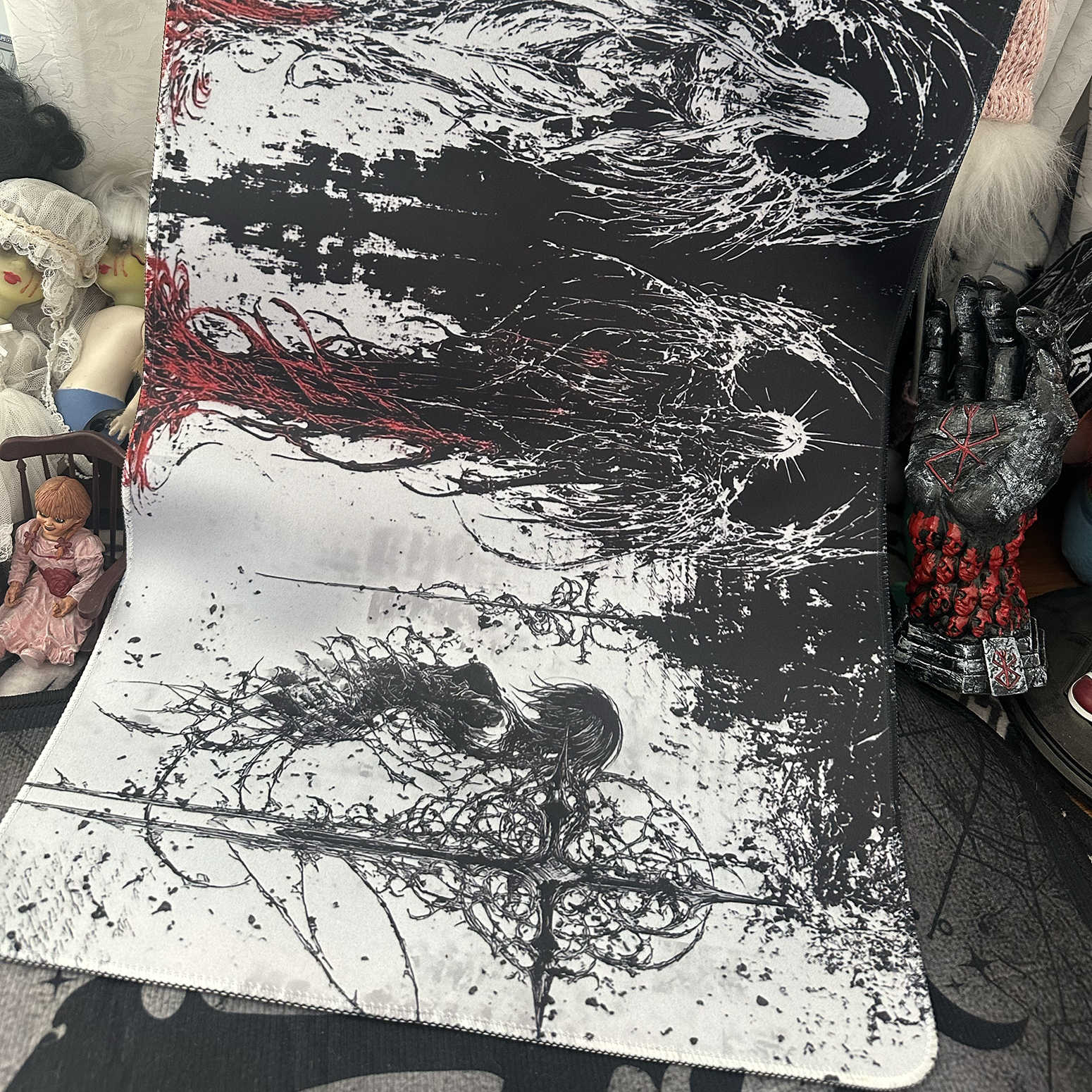 Tapis de souris en caoutchouc  - Keyboard Gaming Black avis et prix