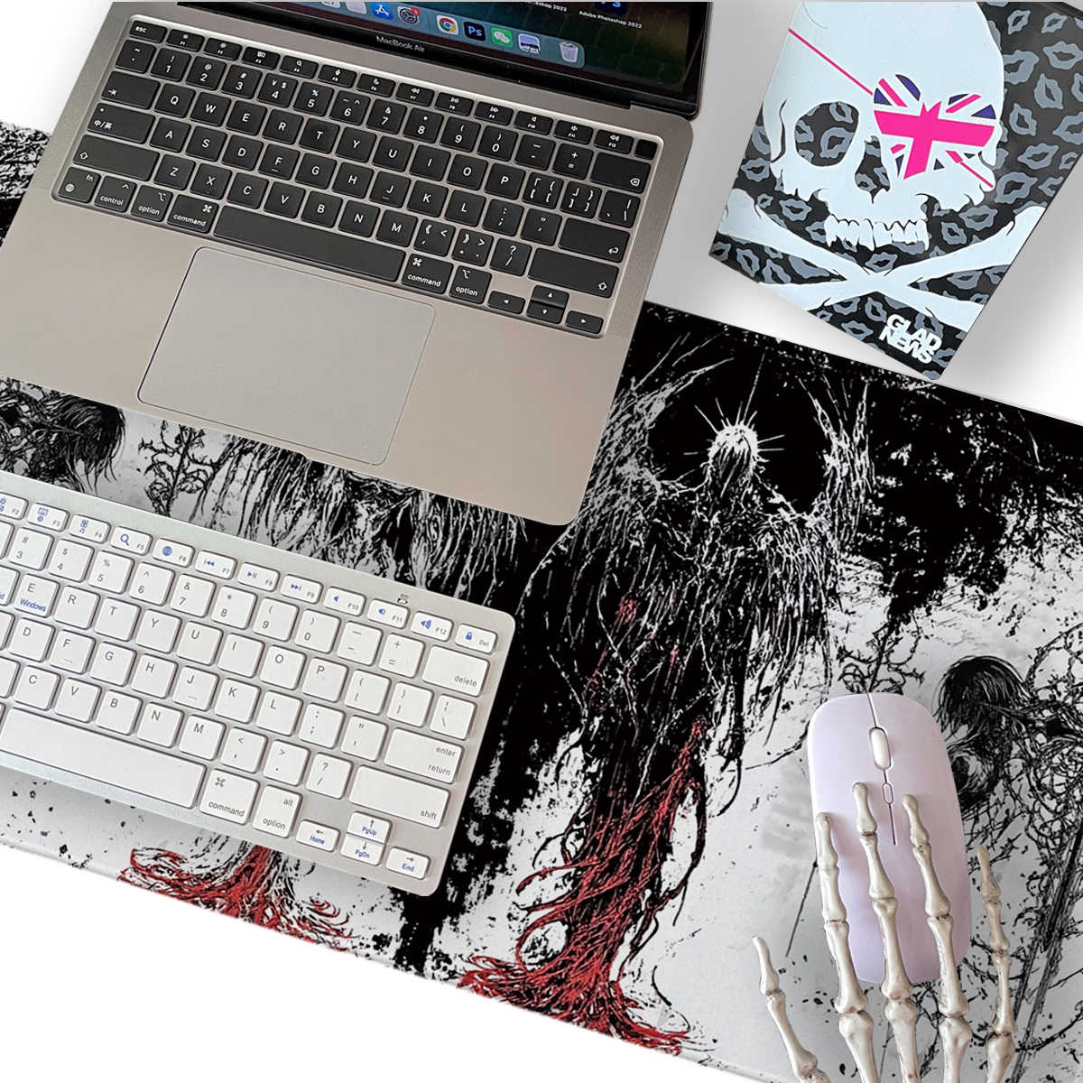Tapis de souris en caoutchouc  - Keyboard Gaming Black avis et prix