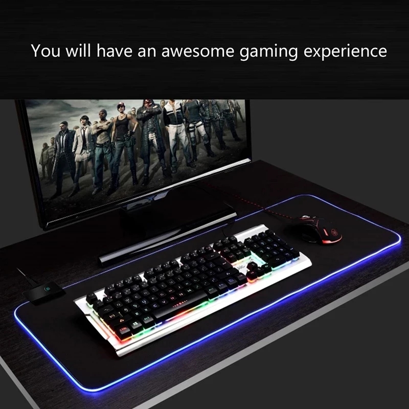 Lumière LED tapis de souris RG - Gaming Keyboard No Rgb avis et prix