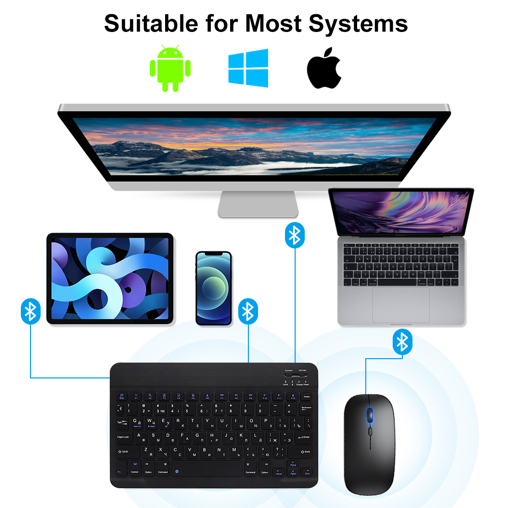 Clavier et souris Bluetooth po - Gaming Keyboard Bluetooth avis et prix