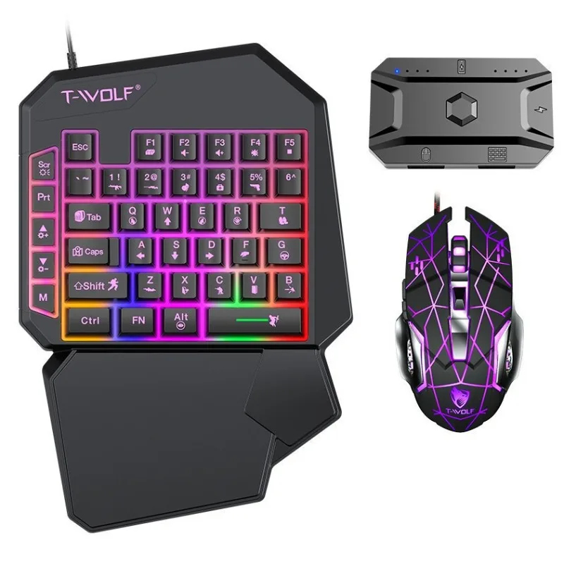 Ensemble 5 en 1, clavier de je - Gaming Keyboard 1 Hand avis et prix