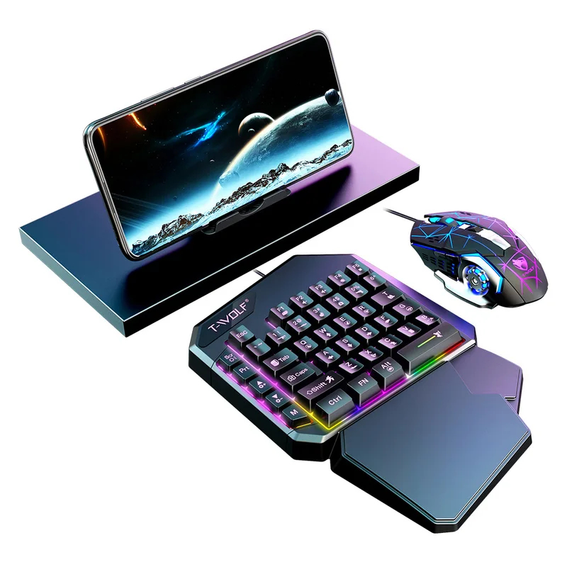 Ensemble 5 en 1, clavier de je - Gaming Keyboard 1 Hand avis et prix