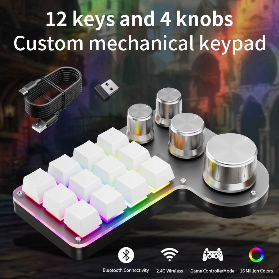 3 Modes 12 touches clavier méc - Gaming Keyboard 1 Hand avis et prix